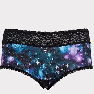 Torrid GALAXY SHINE WIDE LACE CHEEKY PANTY